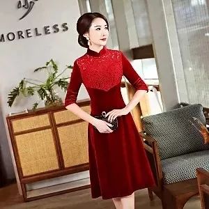 探寻大码女装红色旗袍衫品牌，展现东方韵味与时尚风采
