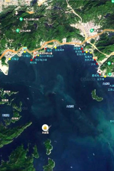 深圳海边美景大盘点，地图上的十大必游景点