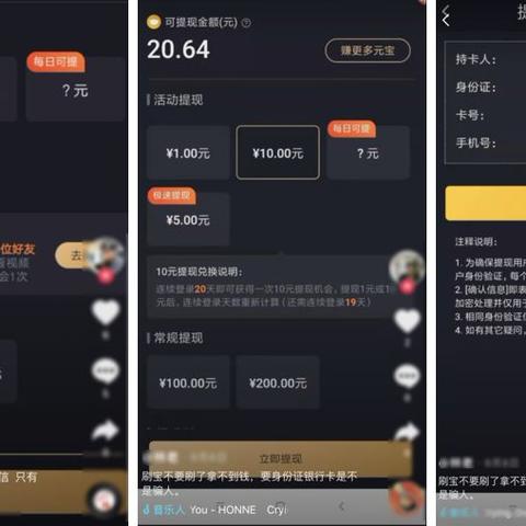 揭秘抖音月付提现的神秘地带