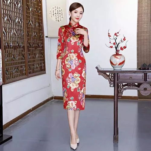 探寻品牌冰丝红色旗袍的魅力—盘点几款经典之作