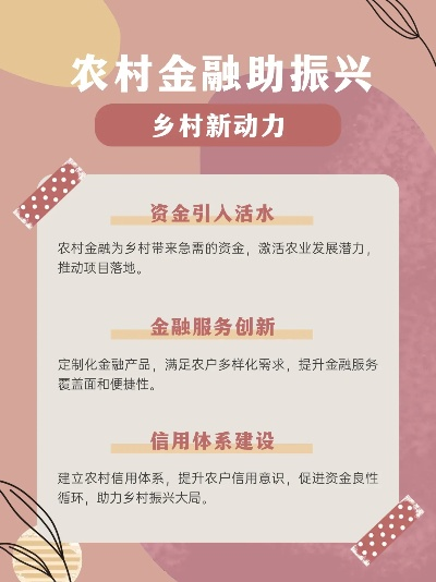 解码乡村金融新趋势，未来农村金融的五大发展方向
