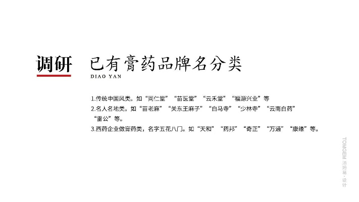 医药品牌命名与产品取名的艺术