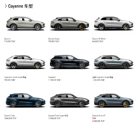 保时捷车品牌车报价大揭秘，车型、价格一览表