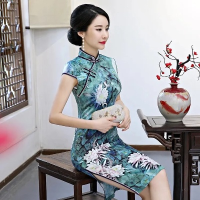 高个子高档品牌旗袍女，优雅与品位的完美融合