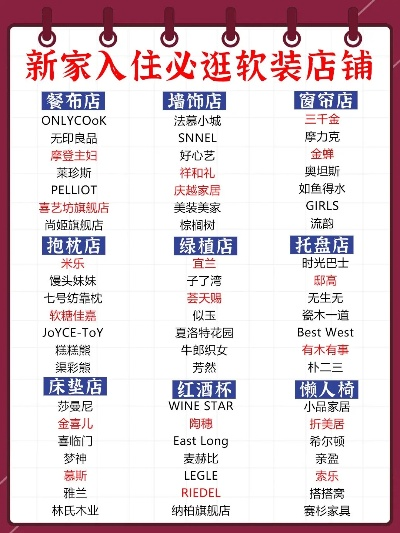 值得加盟的软装品牌推荐