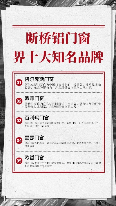 加盟断桥铝门窗品牌推荐