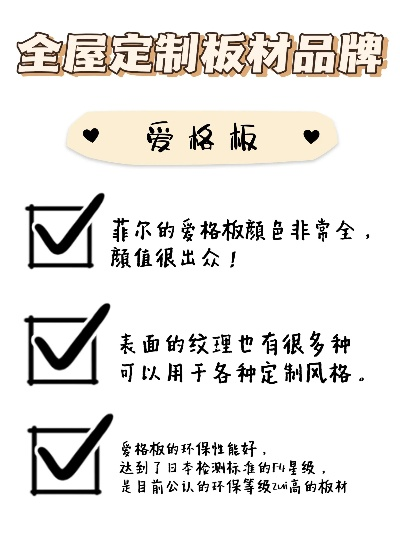 选定制家具，板材品牌大揭秘！