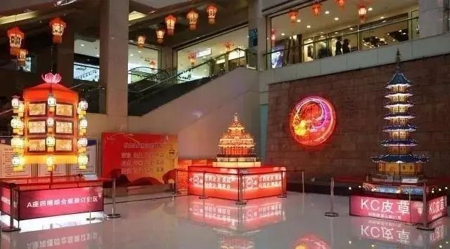 长沙家居灯笼品牌商场的璀璨夜