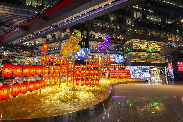 长沙家居灯笼品牌商场的璀璨夜