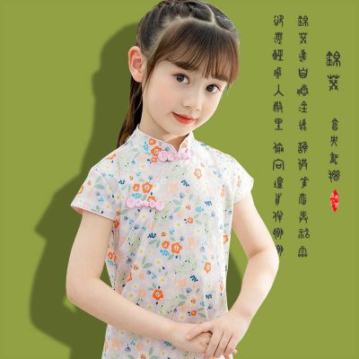 夏日里的古典韵味—旗袍女儿童夏季服装品牌解析