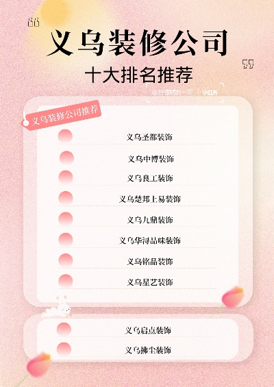 义乌别墅内装修品牌排行，你值得拥有的家装指南