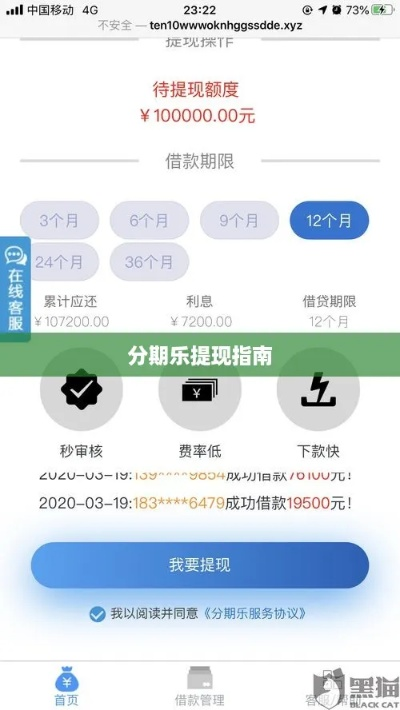 分期乐怎么提现现金吗 分期乐提现现金攻略