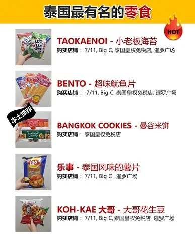 泰国零食大搜罗，这些品牌让你嘴不停歇！