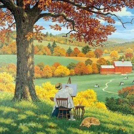 三年级学生如何用画笔描绘美丽乡村—绘画教程与案例分享