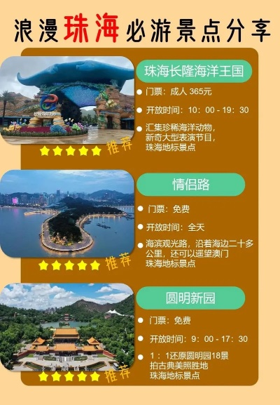 珠海必游景点大盘点，圆明园领衔，带你领略珠海之美