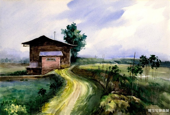 水粉画乡村风景—轻松绘制心中的田园诗篇