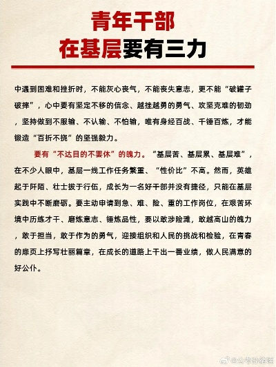 扎根乡土谋发展—乡村中层干部的三力修炼手册