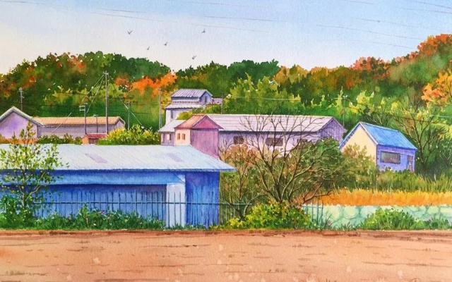 用水彩画乡村风景图，从新手到老手的进阶指南