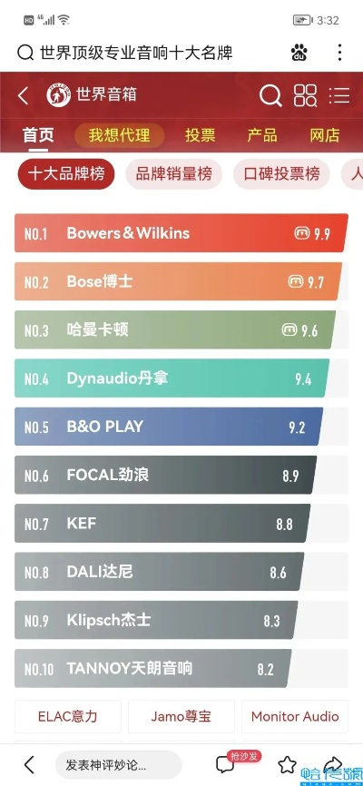 户外音响品牌排名及案例分析