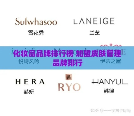 高端护肤加盟店品牌推荐