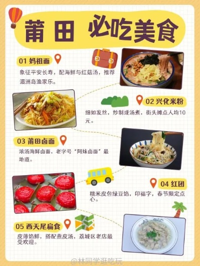 莆田美食地图，本地人私藏的N个舌尖上的宝藏地