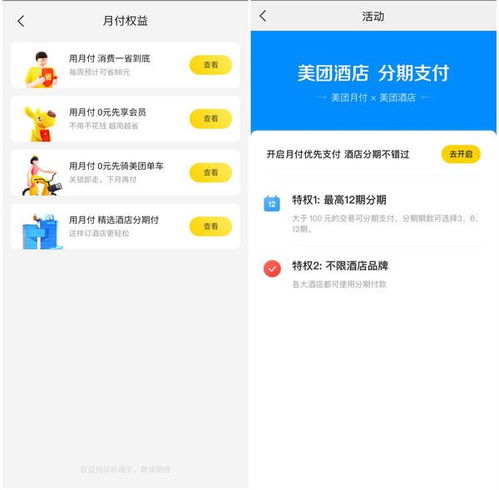 美团月付提现额度解析