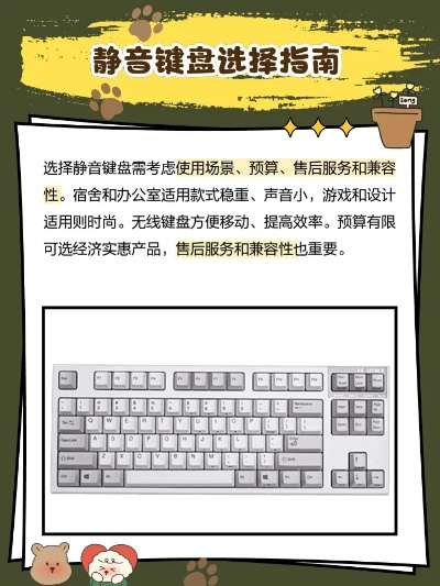 电脑键盘静音品牌推荐