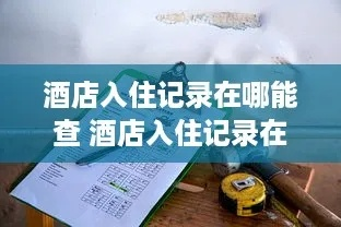 宾馆入住记录查询全攻略，手把手教你轻松获取信息