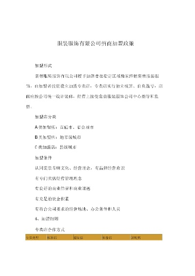 最近火爆的服饰加盟品牌推荐