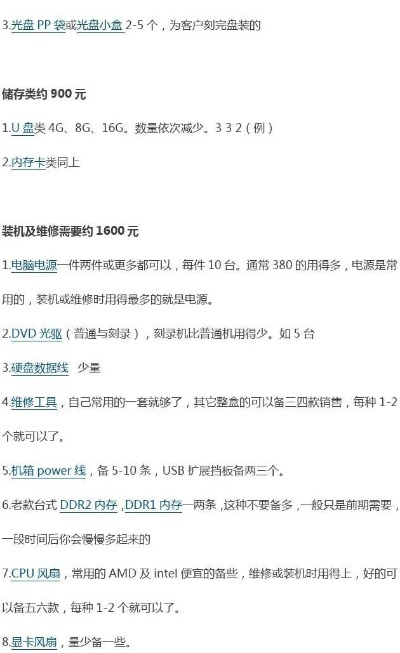品牌电脑配件进货指南