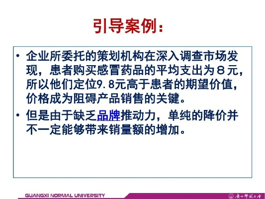 医药品牌营销价格策略