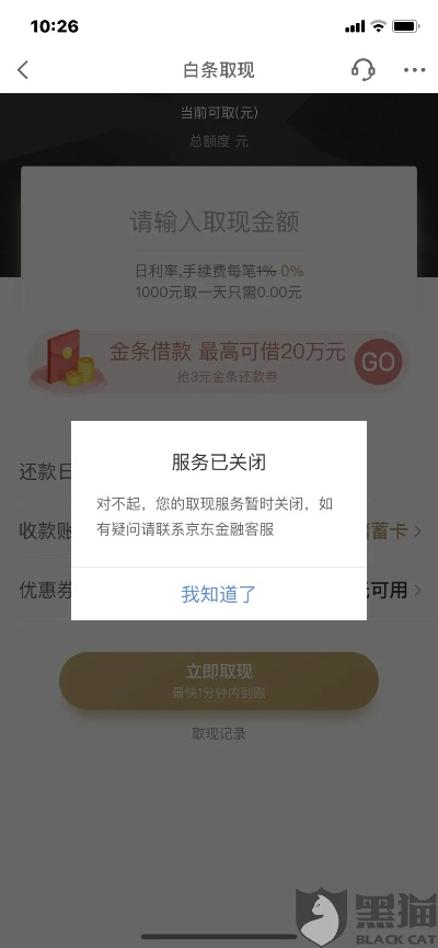 京东白条风控了还能提现吗？