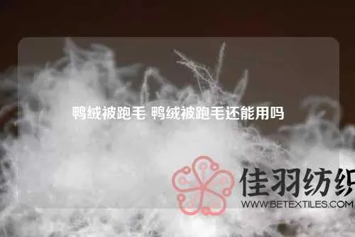 鸭绒被跑绒的罪魁祸首大揭秘，从选购到保养全攻略