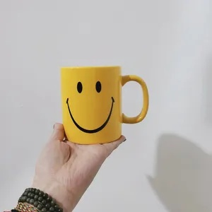 韩国笑脸陶瓷杯，用微笑温暖生活的治愈系好物
