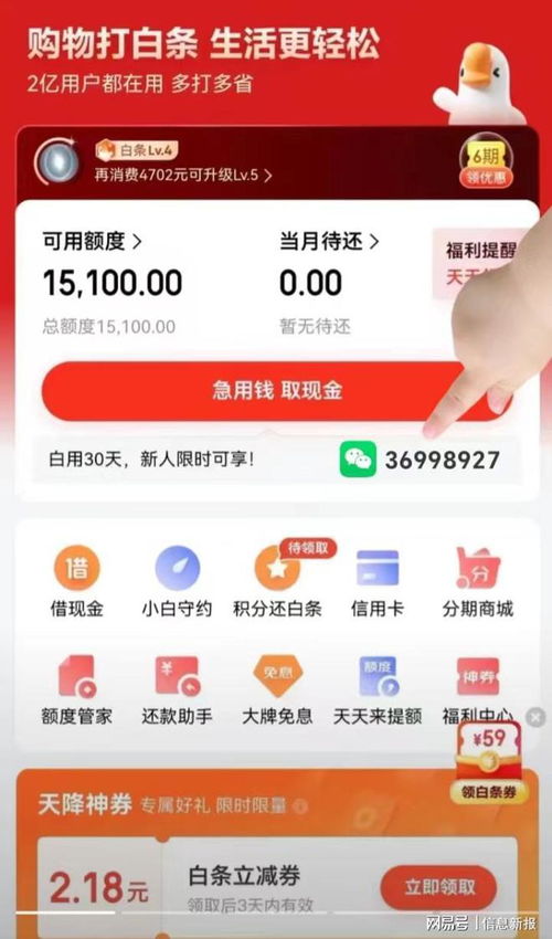 京东白条提现须知全攻略
