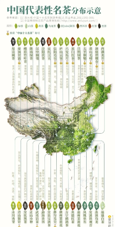中国茶叶品牌全景图，从传统名茶到新锐国潮的1200字解读