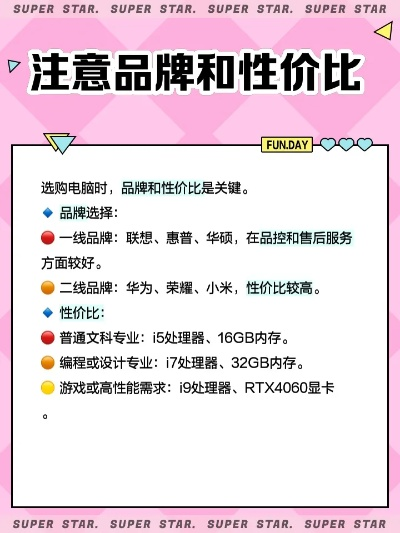 电脑品牌选择指南，性能、价格与口碑的完美结合