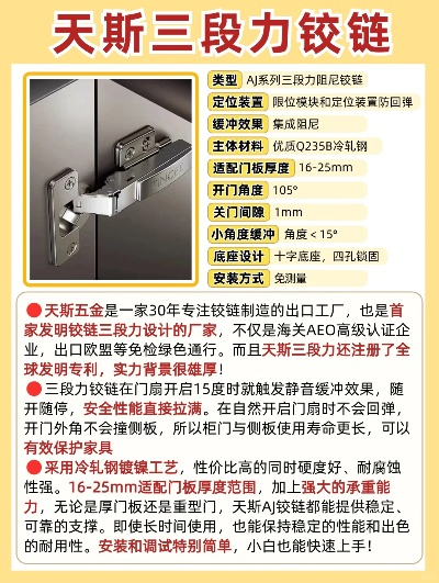 玻璃柜门五金铰链品牌全解析，选购指南与避坑指南