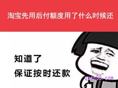 如何关闭淘宝先用后付的临时额度？