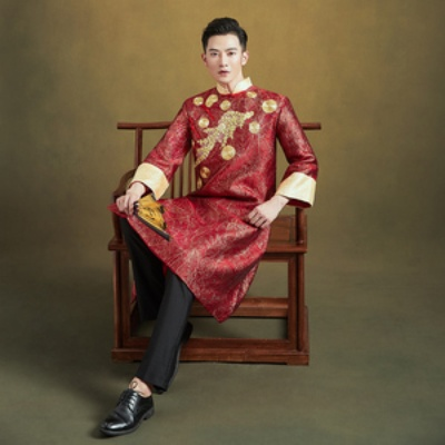 男生必看！2023男士削肩旗袍推荐指南，从平胸到壮汉都能穿出贵气