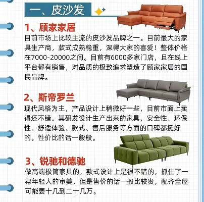 懒人必看！沙发摆设套装品牌推荐指南，从选购到搭配全攻略