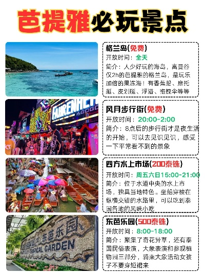 芭提雅必打卡景点Top10！本地人私藏攻略+避坑指南