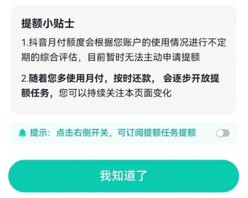 如何高效利用抖音月付额度？