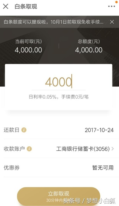怎么提现白条手续费？一文搞懂！