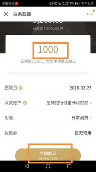 京东白条额度券取现详解，一步步教你如何操作