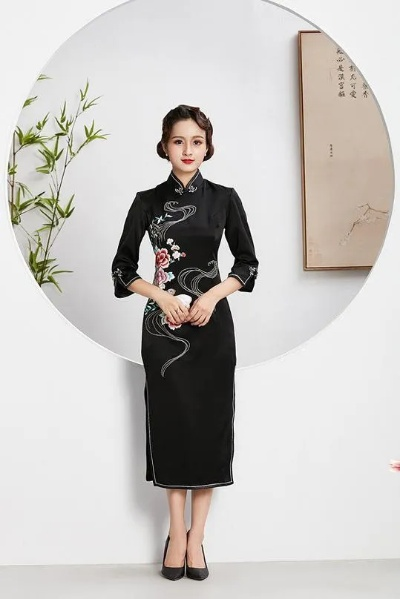 黑色旗袍，穿出东方优雅的高品质女装品牌指南