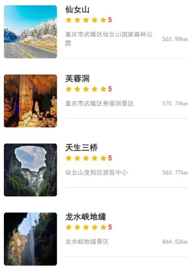 武隆必打卡！这份景点排行榜，让你秒变朋友圈摄影大师