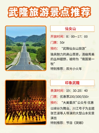武隆必打卡！这份景点排行榜，让你秒变朋友圈摄影大师