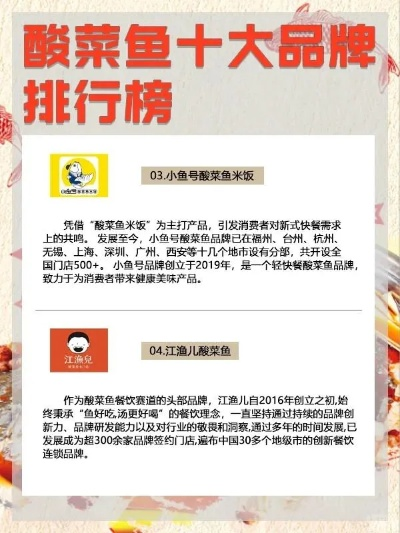 酸菜鱼外卖加盟热门品牌大盘点