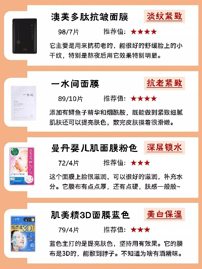 10款滋润力MAX的面膜品牌大测评，从干敏皮到油皮都能找到本命！